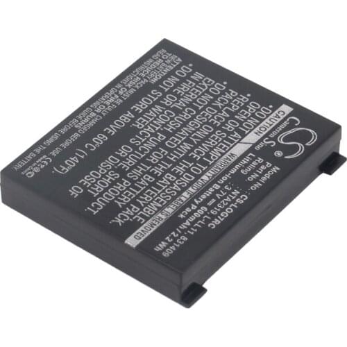 Cameron Sino 600mAh Battery L-LL11, NTA2319 for Logitech G7 Laser Cordless Mouse, M-RBQ124, MX Air