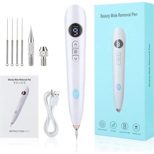 Skin Tag Remover Electric Plasma Pen Freckle Removal Tattoo Dark Spot Mole Freckle Wart Removal Beauty Face Care Skincare Tools