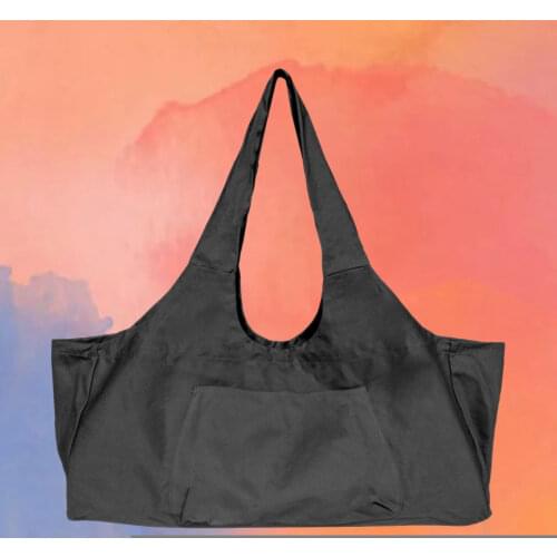 Large Portable Multi-Functional Zippers Canvas Yoga Mat Bag for Women Gymtas Carry On Gym
