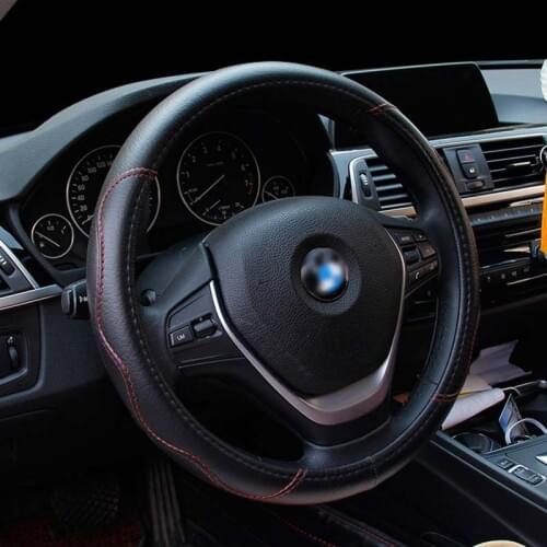 Cover on steering wheel For Diameter 36/37/38/39/40/41/42/43/44/45/46/47/48/49/50 CM For Car truck bus van steering cover