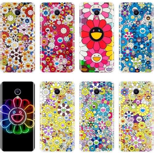Phone Case For Huawei Honor 6A 4C 5C 6C Pro Flower Smile Yellow Pretty Silicone Back Cover For Huawei Honor 4X 5A 5X 6 6X Case