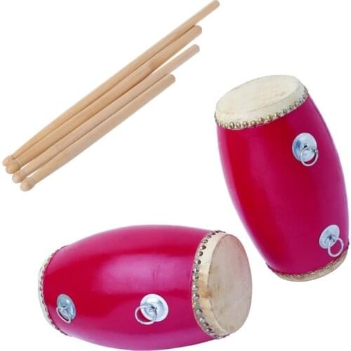 2pcs Wood Drum Sticks with Smooth Surface Drumsticks for Beginner Students