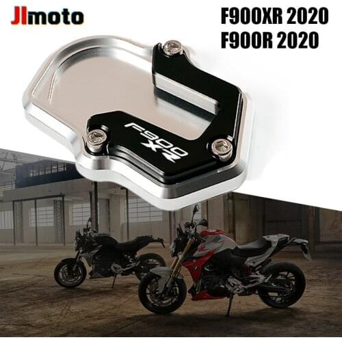 For BMW F900XR F900R F900 R XR 2020 Motorcycle CNC Accessories Kickstand Side Stand Extension Enlarger Pad Foot Support Plate