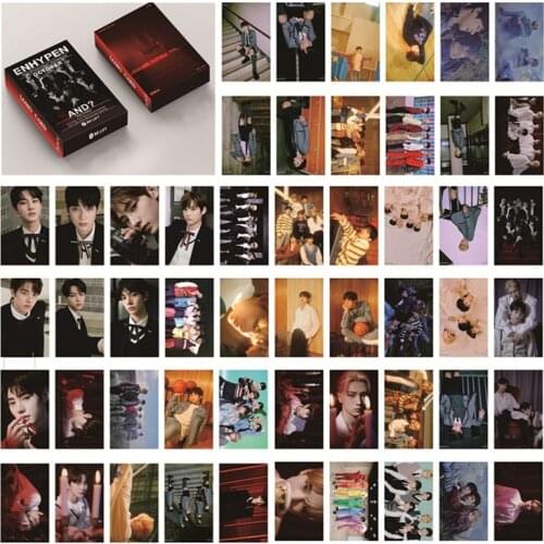 54Pcs/Set Kpop ENHYPEN MAMAMOO Photocard HD Photo Album Photocard LOMO Card For Fans Gift