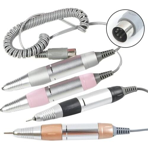 Nail Art Drill Pen Electric Handle File Polish Grind Machine Nail Drill Accessories Replace Pen Handpiece Manicure Pedicure Tool