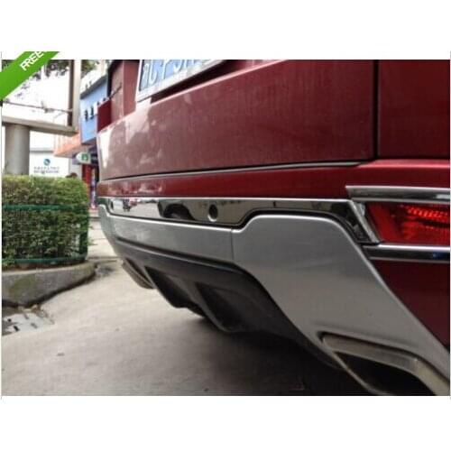 CHROME REAR BUMPER STREAMER WITH PDC HOLE for RANGE ROVER EVOQUE DYNAMIC 2012 13