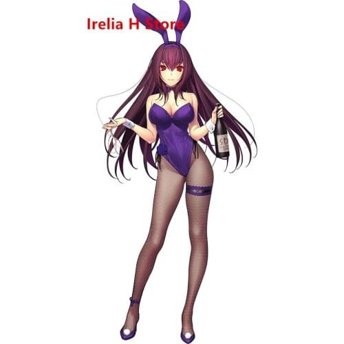 Scathach FGO cosplay Fate/Grand Order Scathach cosplay costume Bartender Bunny Girl cosplay lingery jumpsuit costume made