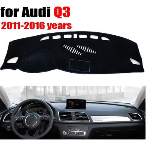 Car dashboard cover mat for Audi Q3 2011-2016 years Left hand drive dashmat pad dash covers auto dashboard accessories