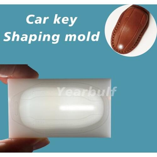 Leather Key Mould For Tesla Pattern One-piece Car Key Cover Plastic Handmade Product Diy Cold Forming Tool