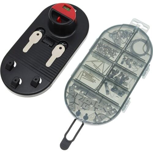 Photo album balance ruler installation photo frame level ruler with positioning nails household TV cross stitch tool