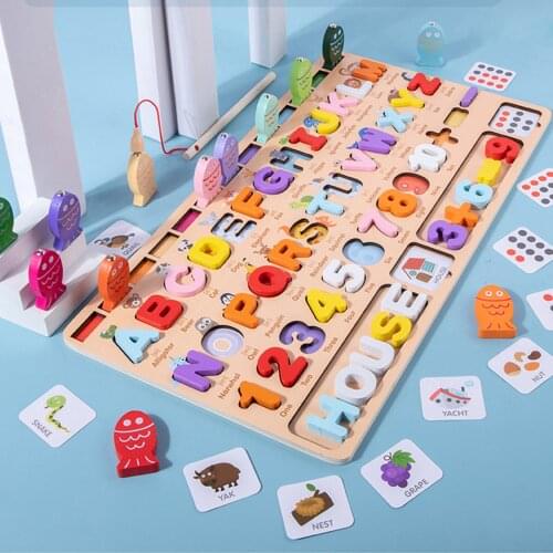 Magnetic Fishing Game for Toddlers Easy Play Wooden Fishing Toy for Toddlers