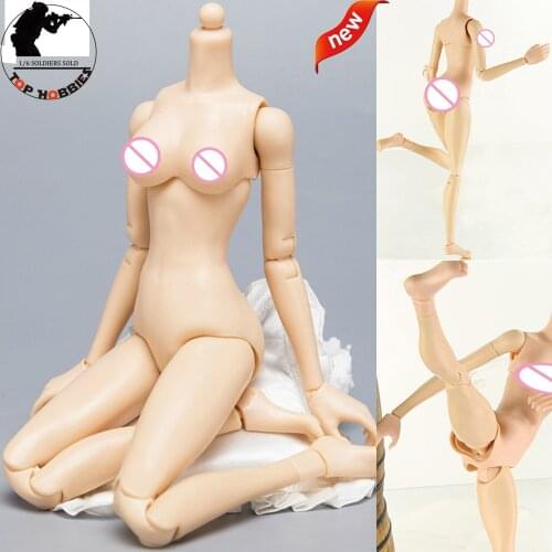 1/6 Scale 12-inch Model CG CY Girl Female Doll Body Can Sit Fishing Body Fit Kumik Hot Toys Head Fit 12"Action Figure Head Doll