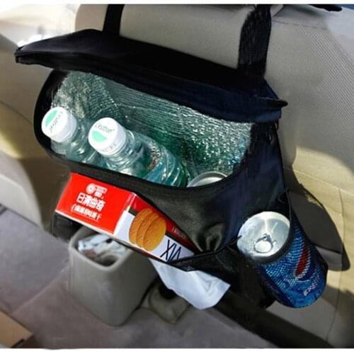 Multi-Functional Car Seat Back Hanging Bag Organizer Ice Pack Thermal Insulation Chair Back Storage Hanging Bag car-styling