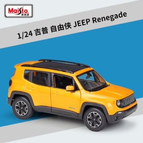 Maisto 1:24 Jeep Renegade SUV Off-road Vehicle Static Die Cast Vehicles Collectible Model Car Toys