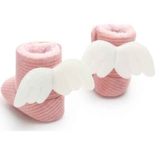 Fashion Winter Baby Shoes Infants Warm Snow Boots Antislip Newborn Boys Girls First Walkers