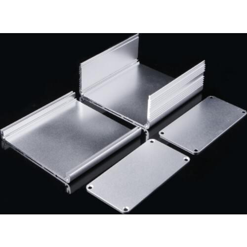 New DIY Aluminum Enclosure Case Electronic Project PCB Instrument Box 100x100x50mm