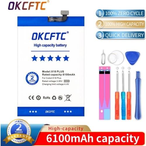 OKCFTC CUBOT X18 Plus Phone Batteries