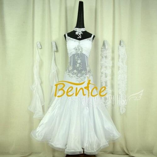 Modern Dance Ballroom Dancing Dress Women Standard Ballroom Dance Dress for Waltz/tango/foxtrot Performance Competition Dress