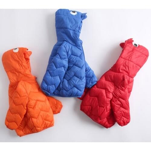Kids Boys Light jackets Winter Duck Down Coat Baby girls jackets parka Hoodies outerwear 1-6T