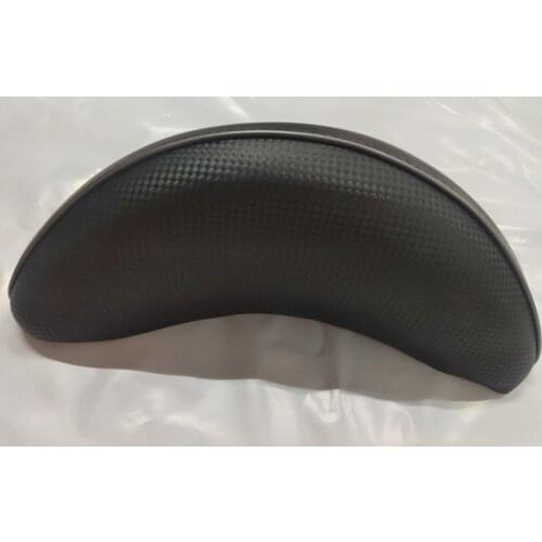 Universal PU Motorcycle Driver Backrest Sissy Bar Cushion Pad - Black