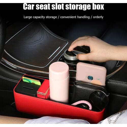 Universal Car Seat Gap Storage Box Seat Slit Organizer Outdoor Anti-resistance Repairing Parts for Phone Wallet Key Coin