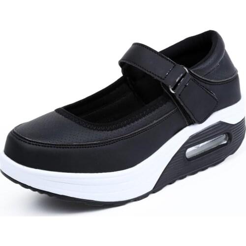 Shoes women sneakers 2021 fashion air cushion summer casual shoes women sandals solid color breathable platform shoes plus size