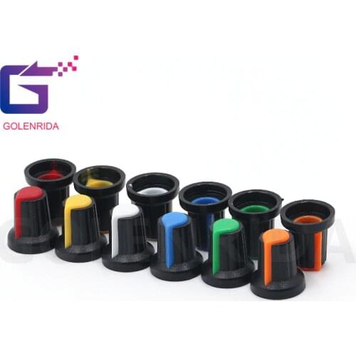 1000PCS WH148 potentiometer knob cap Yellow Orange Blue White Red 15X17mm AG2 knob