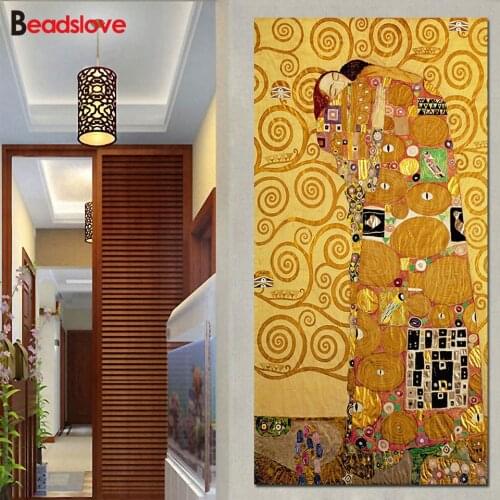 5d Diamond painting full Square Round Drill The Embrace Die Umarmung Gustav Klimt diamond mosaic diamond embroidery