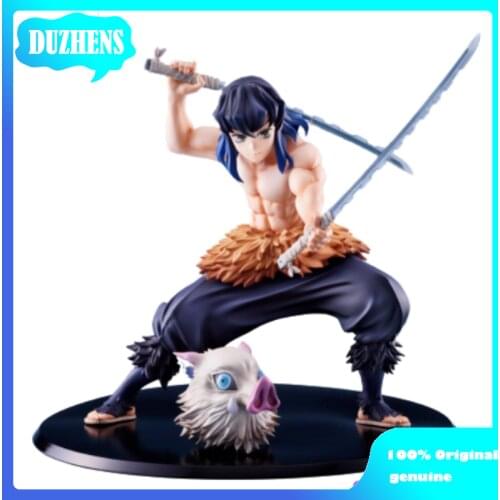 100% Original: Anime Demon Slayer Hashibira Inosuke 20cm PVC Action Figure Anime Figure Model Toys Figure Collection Doll Gift