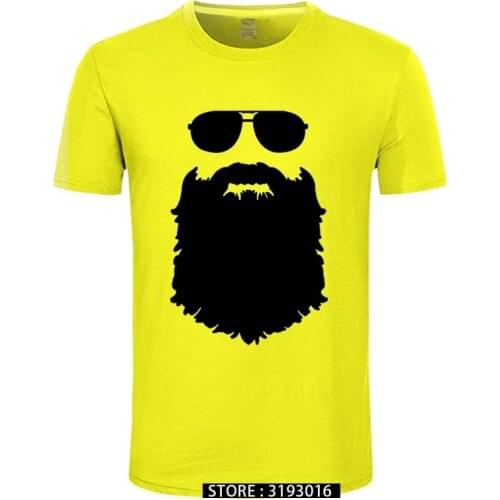 Fashion Beard Funny T-Shirts Summer Top Tees Hip Hop Streetwear Man Harajuku New Arrival Casual Printed Tops T Shirt Male