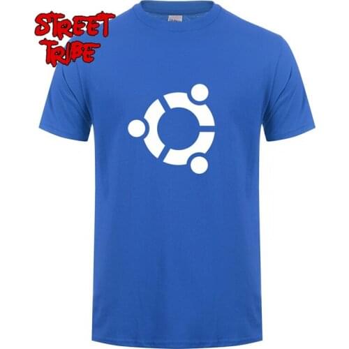 Geometric Designer Sheldon Ubuntu Printed TShirt New Design Men T-shirts Fashion O Neck Cotton Guys T Shirts Top Quality