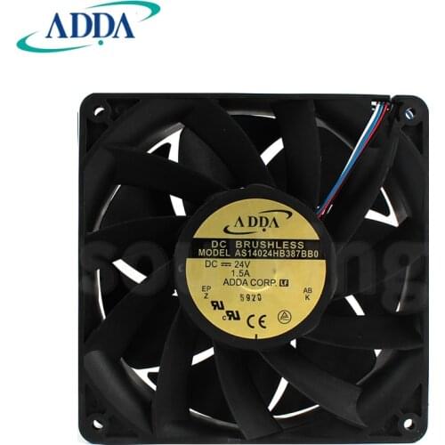 NEW ADDA AS14024HB387BB0 24V 1.5A 14038 4lines PWM control speed cooling fan
