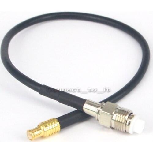 RF Coaxial Coax Cable Assembly FME Female to MCX Male Plug Connector Adapter Pigtail 20cm
