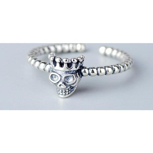 Luxury Brand Skull Rings For Women Wedding Statement Jewelry Valentines Gifts Lover Finger Ring aneis bague femme