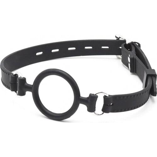 Sex Toys for Couples Adults Games Erotic Accessories of Fetish Bdsm Silicone Gag Ring with Adjustable Bondage Strap Sexyshop