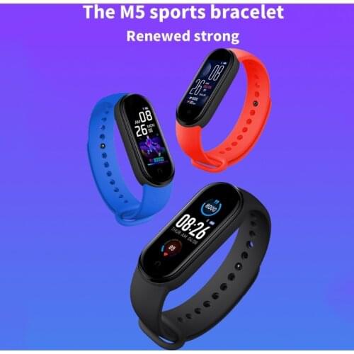 M5 Smart Watch Men Women Heart Rate Monitor Blood Pressure Fitness Tracker Smartwatch Band 5 Sport Watch