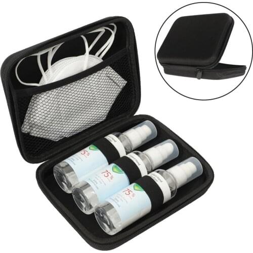 Portable Large Capacity Sprayer Bottle Storage Bag Face Cover Zip Travel Carrying Organizer Holder Makeup Rangement