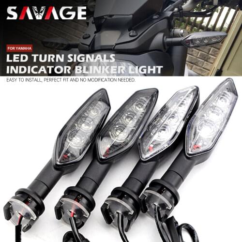 LED Turn Signals Indicator Light For YAMAHA FZ8 FZ6 N S R FZ1 Fazer XJ6 Diversion/F XJ6N TDM 900 Motorcycle Accessories Blinker