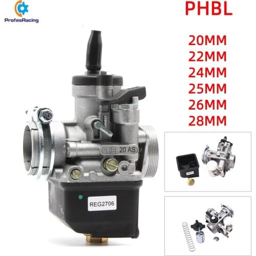 Universal racing carburador vergaser dellorto phbl 20 22 24 25 26 28mm para 2/4t acidente vascular cerebral 50-300cc carb motor