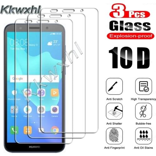 3PCS Tempered Glass For Huawei nova 5T 3 3i 3E P Smart 2019 P20 Lite Pro Y3 Y5 Prime 2018 lite Protective Screen Protector Film