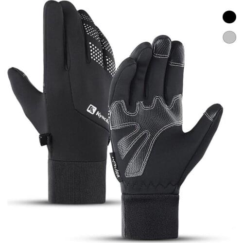 Winter Cycling Gloves Full Finger Waterproof Biker Glove Outdoor Warm Sport Touchscreen Motorcycle Fitness Cycling Equipment