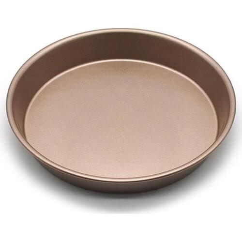 1pc Carbon Steel Cake Baking Tray Creative Non-Stick Round Baking Pan Baking Essential Cake Pan DIY Baking Tools