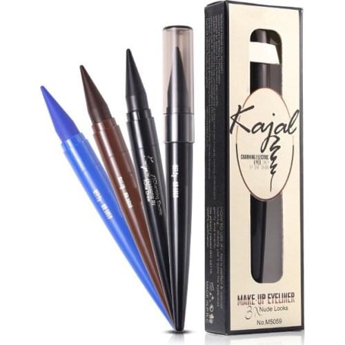 1pc Waterproof Eyeliner Black/Blue/Brown Matte Longlasting Eye Makeup Quick Drying Smudge-proof Eyeliner Pencil