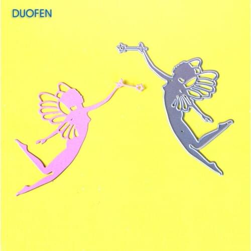 1pc magic sticker fairy stencil metal Cutting dies for DIY papercraft projects Scrapbook Paper Album greeting cards paper works