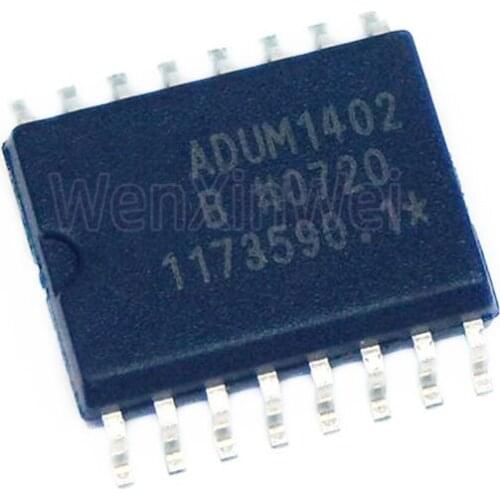 5PCS/LOT ADUM1402BRWZ ADUM1402ARWZ SOP16 New And Original Digital Isolator Chip, Integrated Circuit, Four Channel Digital Isolat