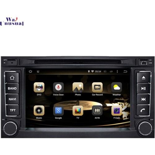 WANUSUAL 7" Octa Core 32G 4G RAM Android 6.0 Car DVD Palyer for VW Touareg 2002 2003 2004 2005 2008 2009 2010 with GPS BT Wifi