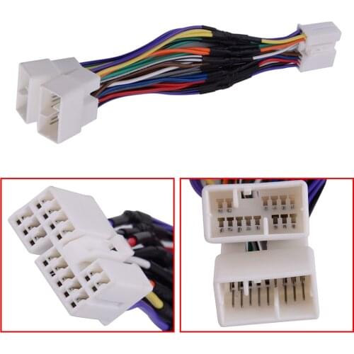 CITALL Y Cable Splitter AUX CD Changer Navigation XM Radio iPod Adapter Fit For Honda Accord Civic CRV Odyssey Acura 2007-2011