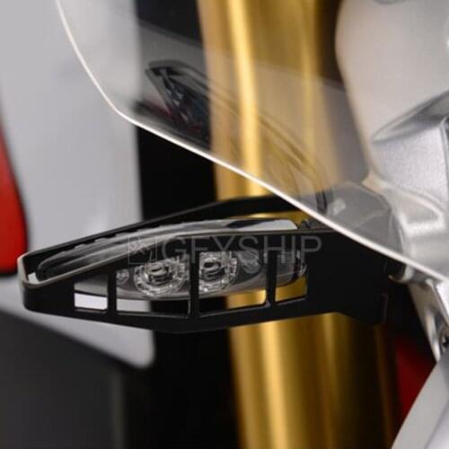 For BMW R NINE T 2014 to 2019 R NINET Pure / Scrambler Motorcycle LED Indicator Protection Set Front And Rear Turn Signal Guards