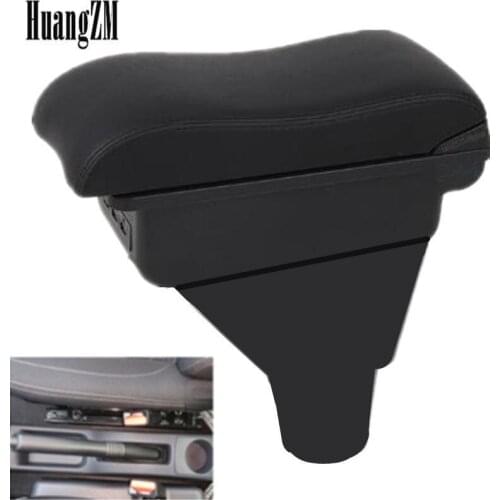 For Renault Logan armrest box central Store content Storage box armrest box USB interface