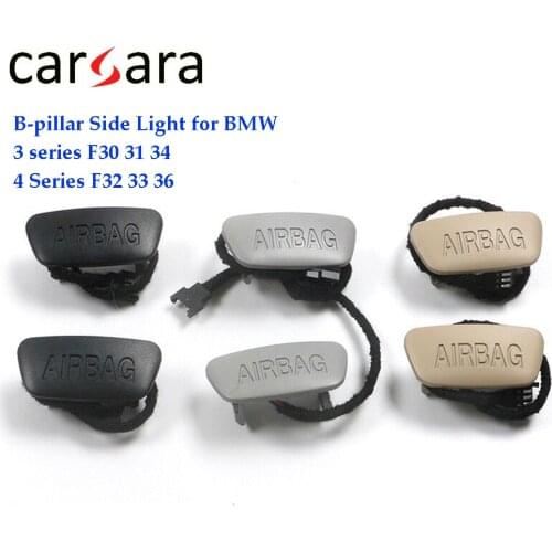 Two Color Blue/Orange Switcable B-Pillar Lights forBMW 3 Series F30 F31 F34 4Series F32 F33 F36 Car Decoration